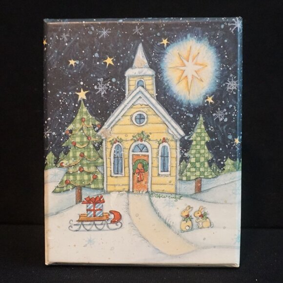 Creative Papers Box Set 3D Snowman and Winter Church Scene - Picture 2 of 9